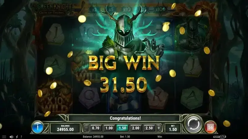 The Green Knight Oath of Thorns slot screenshot 5