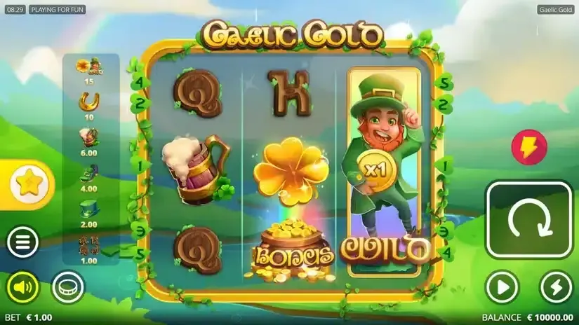 Gaelic Gold slot screenshot 