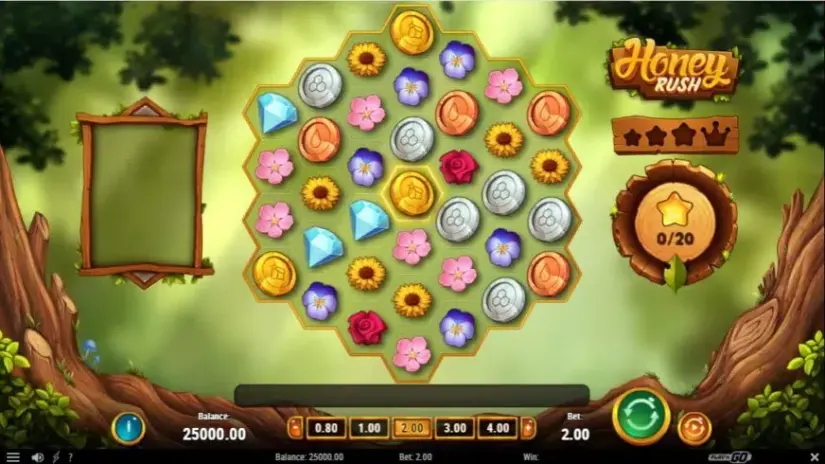Honey Rush slot screenshot 