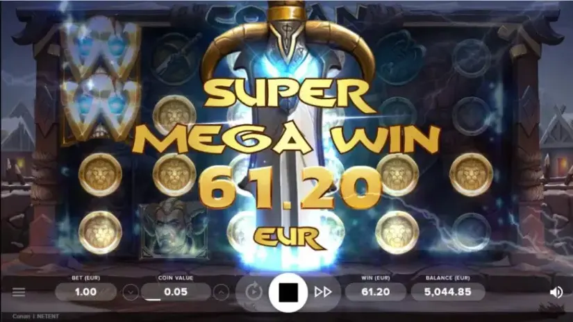 Conan slot screenshot 4