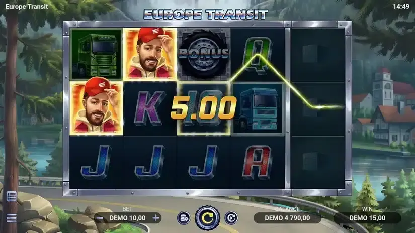 Europe Transit slot screenshot 3