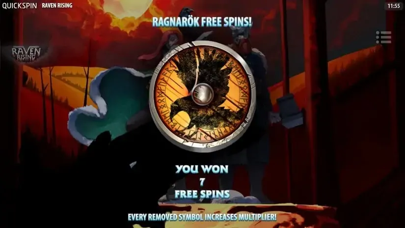 Raven Rising slot screenshot 5