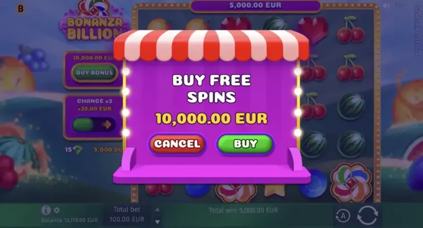 Bonanza Billion slot screenshot 8