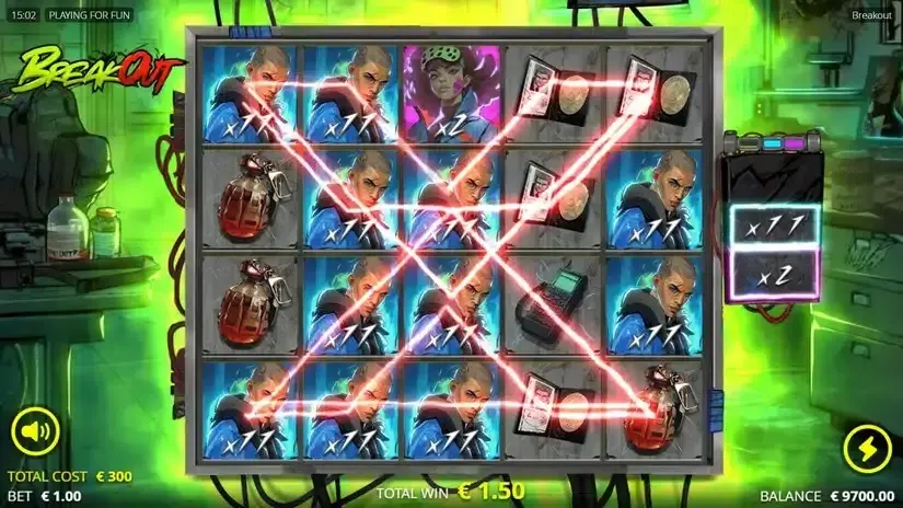 Breakout slot screenshot 5