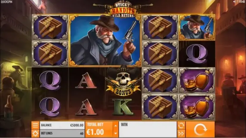 Sticky Bandits: Wild Return slot screenshot 