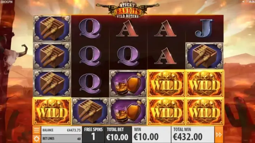 Sticky Bandits: Wild Return slot screenshot 5