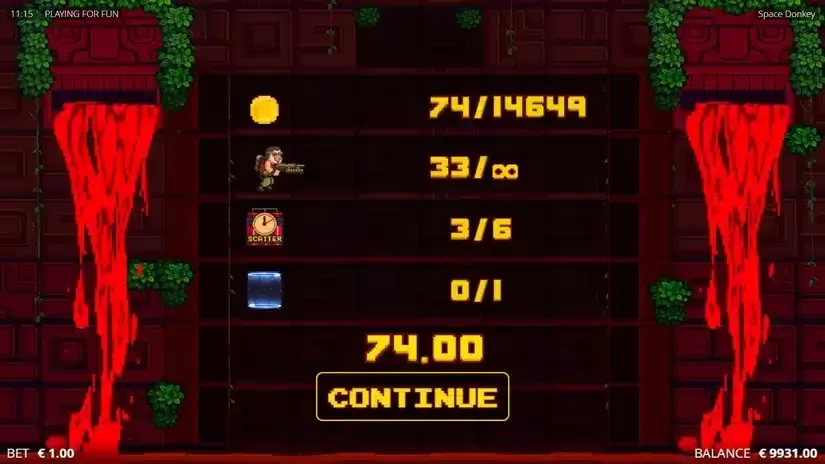 Space Donkey slot screenshot 5