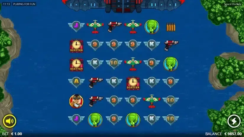 Space Donkey slot screenshot 2