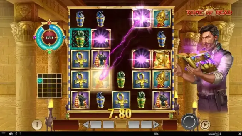 Rich Wilde and the Tome of Dead slot screenshot 3