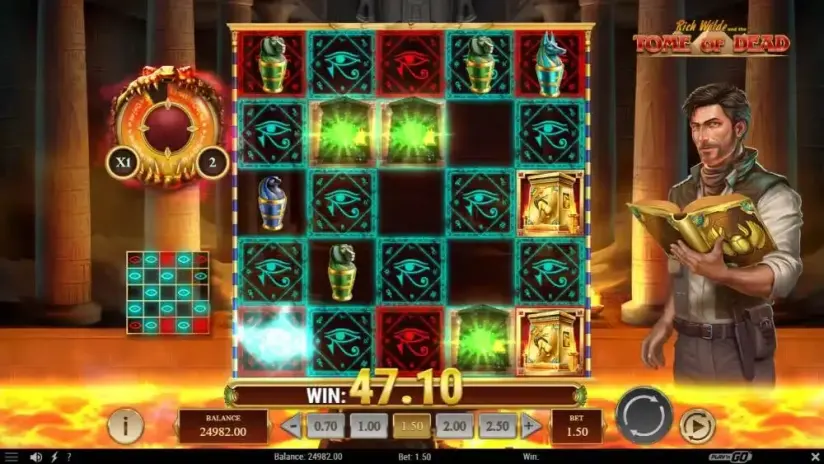 Rich Wilde and the Tome of Dead slot screenshot 6