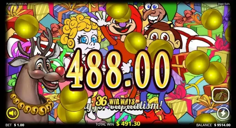 Jingle Balls slot screenshot 7