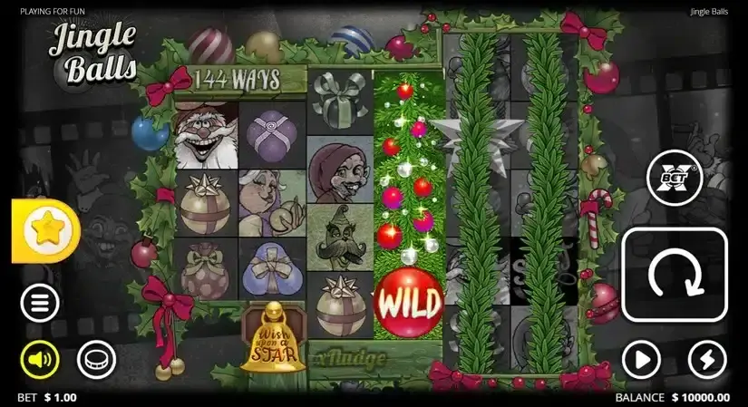 Jingle Balls slot screenshot 
