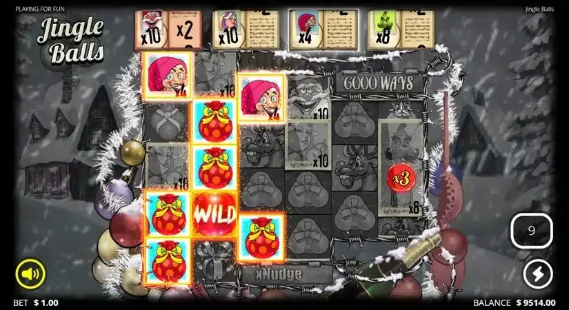 Jingle Balls slot screenshot 5
