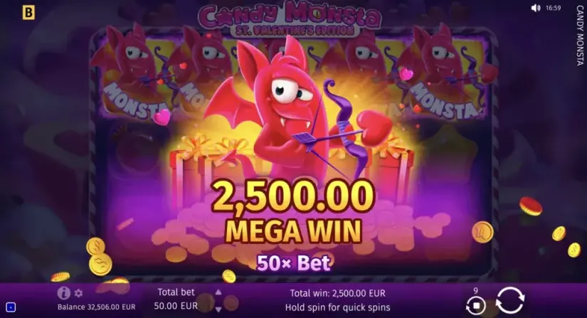 Candy Monsta slot screenshot 7
