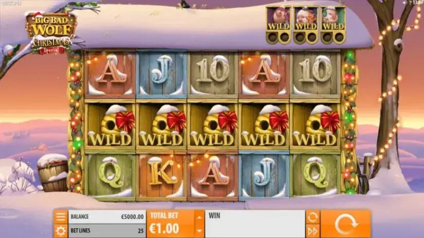 Big Bad Wolf Christmas Special slot screenshot 