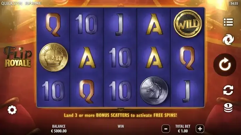 Flip Royale slot screenshot 