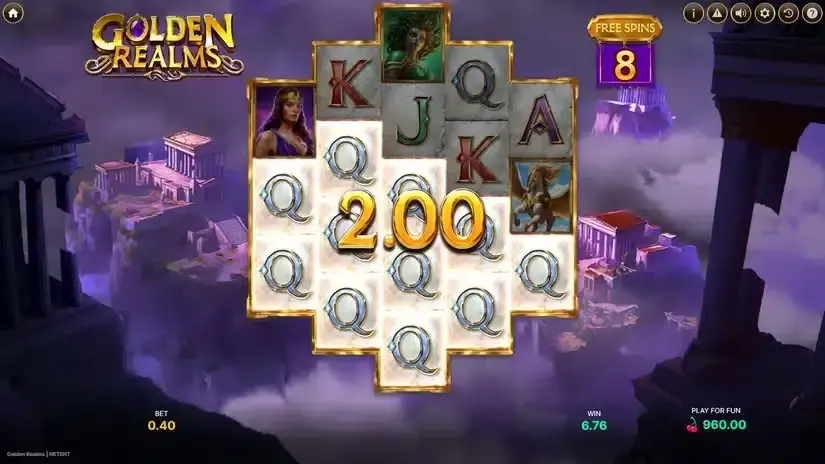 Golden Realms slot screenshot 5