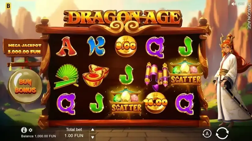 Dragon Age slot screenshot 