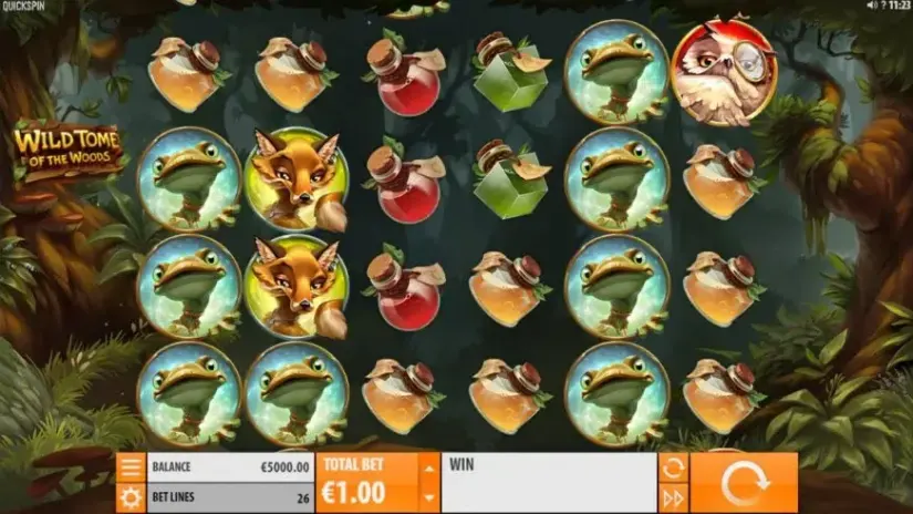 Wild Tome of the Woods slot screenshot 1