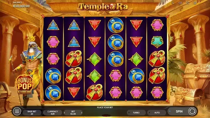 Temple of Ra slot screenshot 
