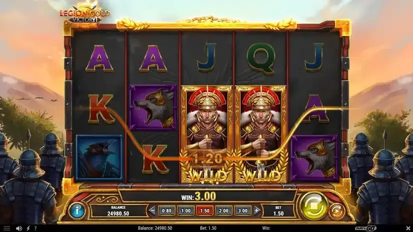 Legion Gold Victory! slot screenshot 2