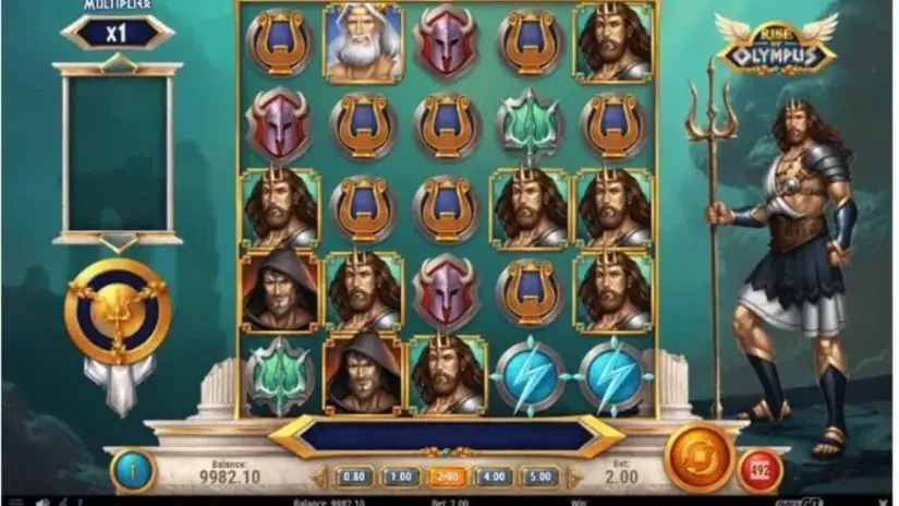 Rise Of Olympus slot screenshot 2