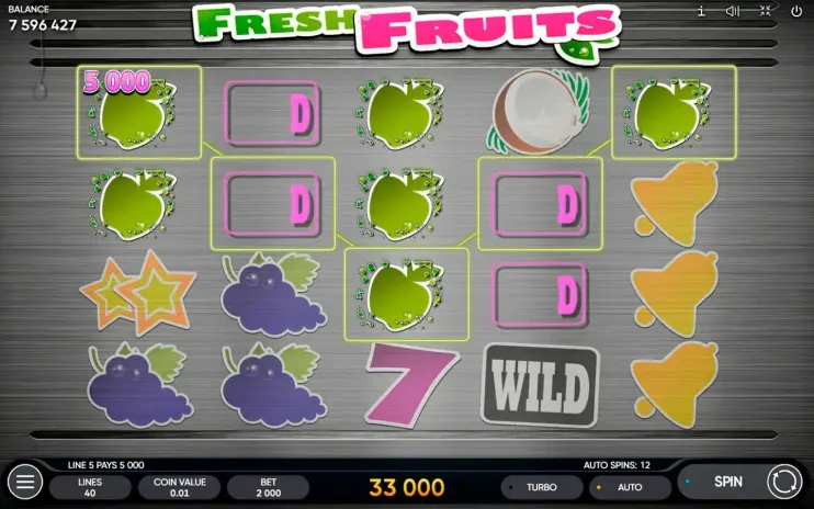 Fresh Fruits slot screenshot 10