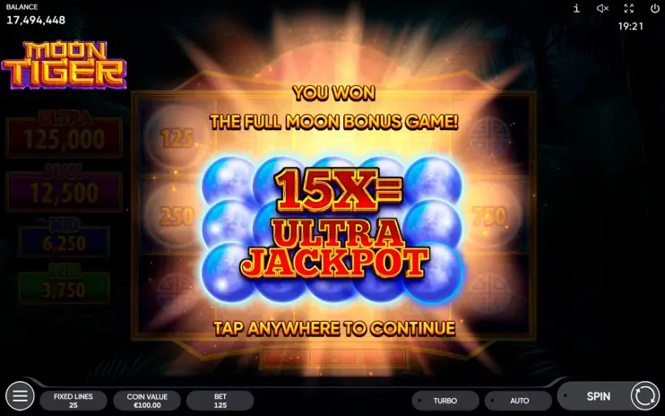 Moon Tiger slot screenshot 8