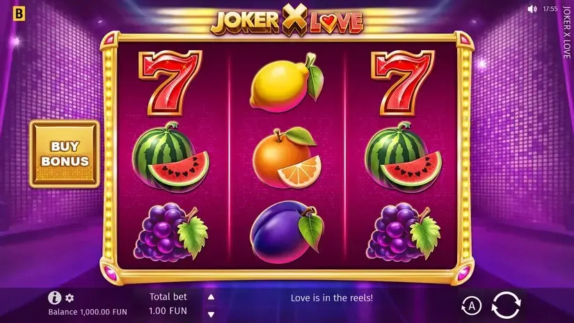 Joker X Love slot screenshot 