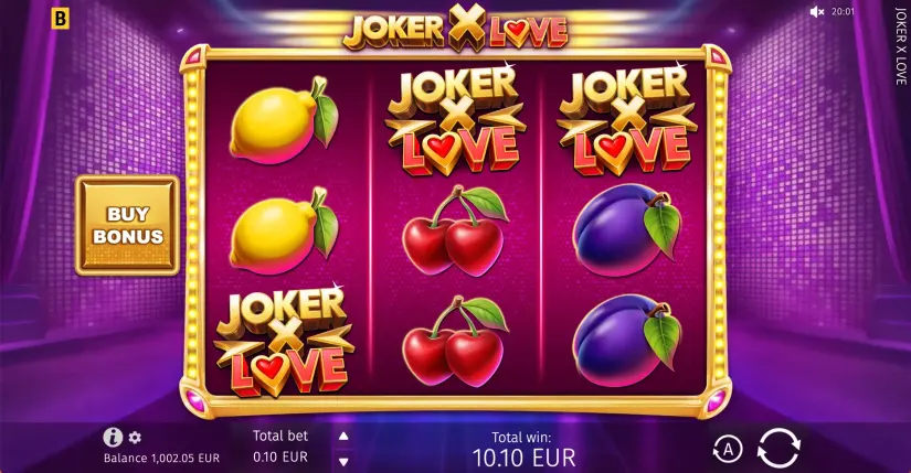 Joker X Love slot screenshot 9