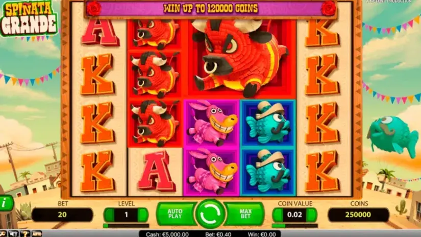 Spinata Grande slot screenshot 
