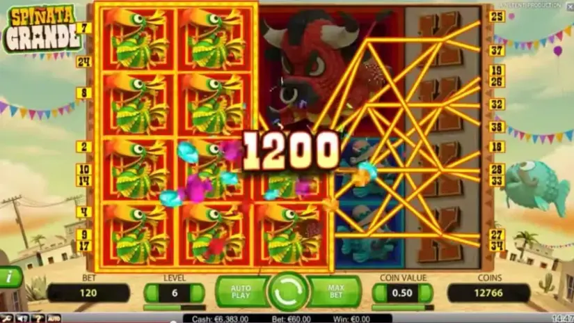 Spinata Grande slot screenshot 2