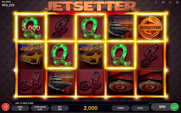 Jetsetter slot screenshot 9