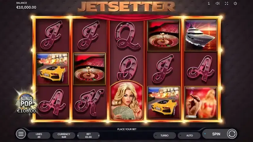 Jetsetter slot screenshot 