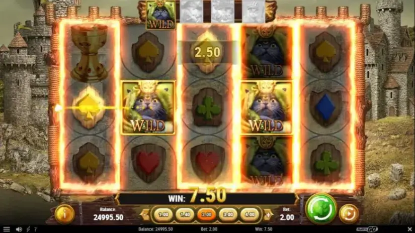 Feline Fury slot screenshot 3