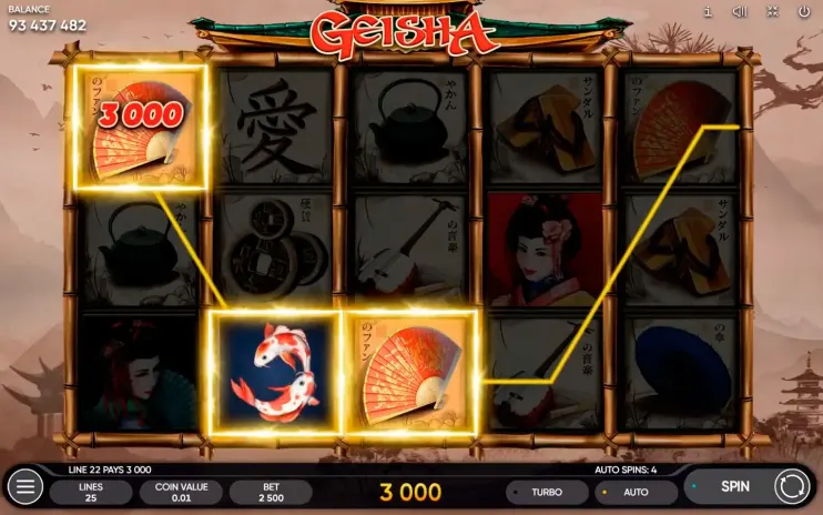 Geisha slot screenshot 9