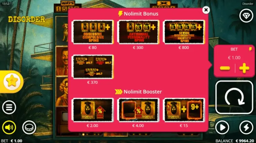 Disorder slot screenshot 10