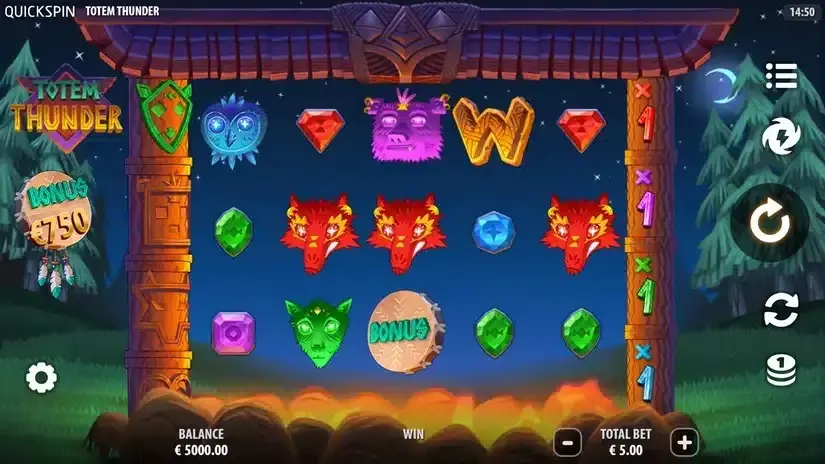 Primal Spirits slot screenshot 