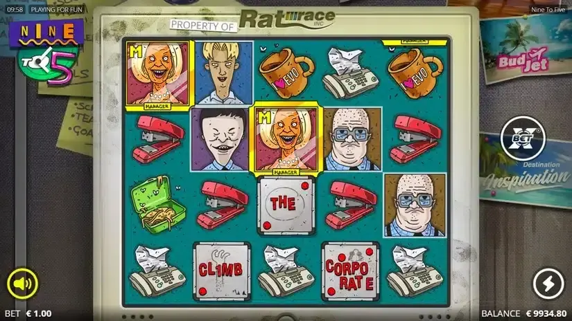 Nine To Five slot screenshot 2