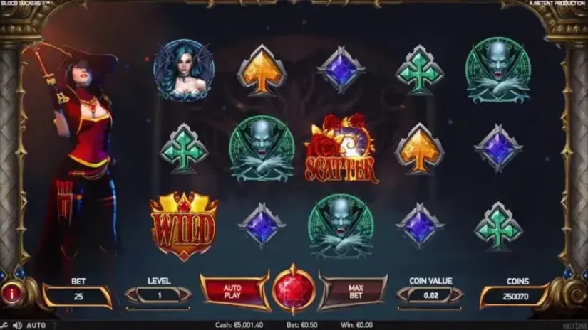 Blood Suckers II slot screenshot 
