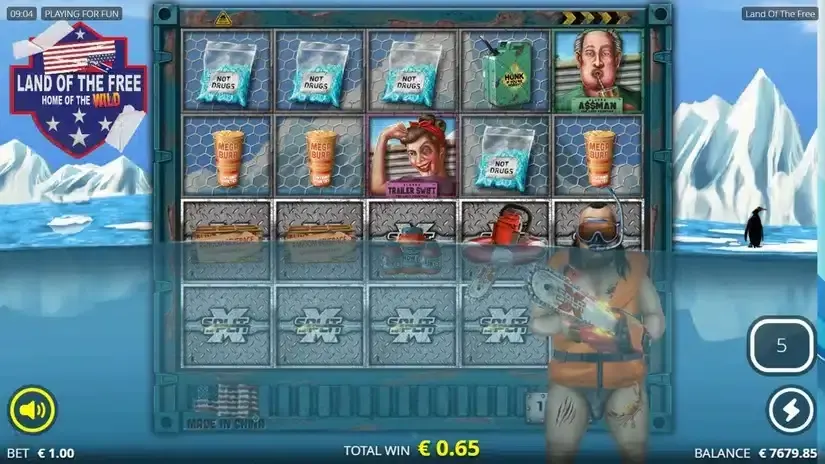 Land of the Free slot screenshot 5