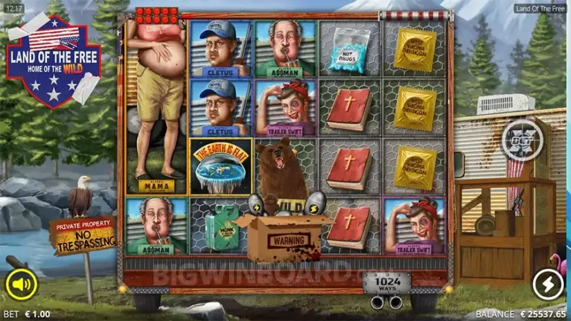 Land of the Free slot screenshot 7