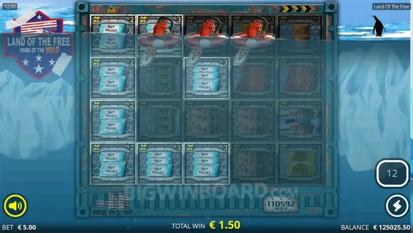 Land of the Free slot screenshot 8
