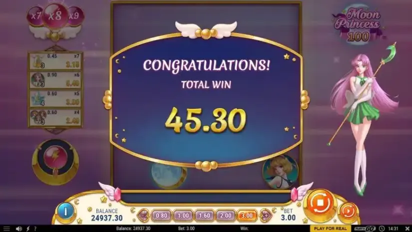 Moon Princess 100 slot screenshot 4