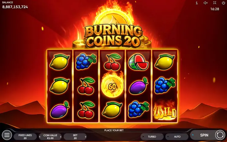 Burning Coins 20 slot screenshot 7