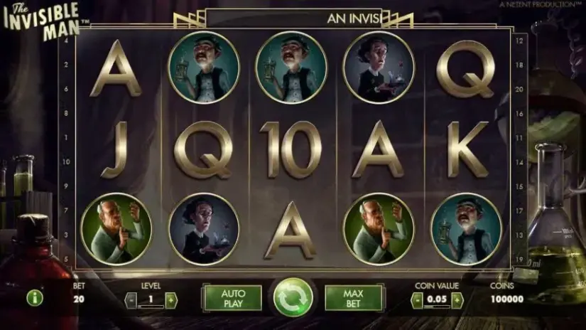 The Invisible Man slot screenshot 2
