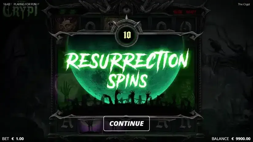 The Crypt slot screenshot 3