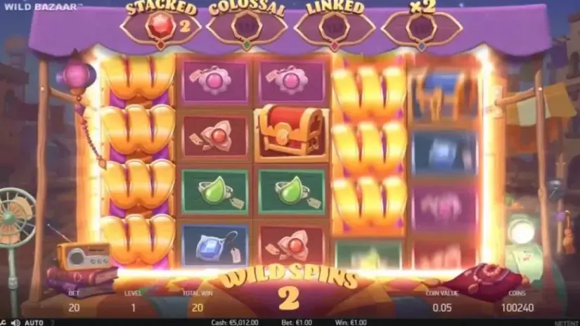 Wild Bazaar slot screenshot 