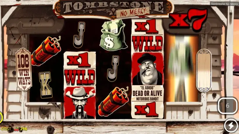 Tombstone: No Mercy slot screenshot 10