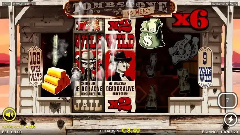 Tombstone: No Mercy slot screenshot 4